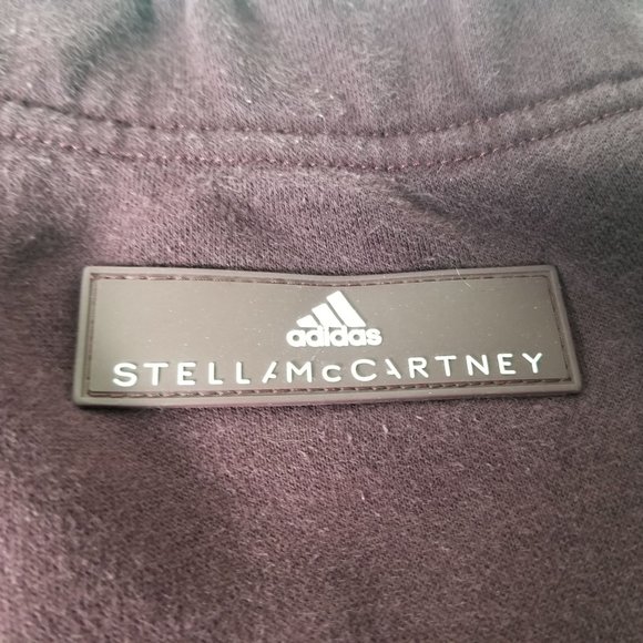 SOLD Adidas Stella Mccartney Joggers Zippered Pockets Burgandy Womens size S - Picture 5 of 11